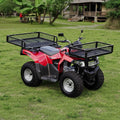 Cargo Basket for ATV (Universal) - Black Steel Mesh Rack