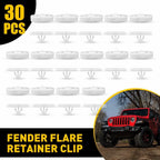 30Pcs Fender Flare Retainer Clips for Jeep Wrangler JL 2018–2020 Gladiator 2020