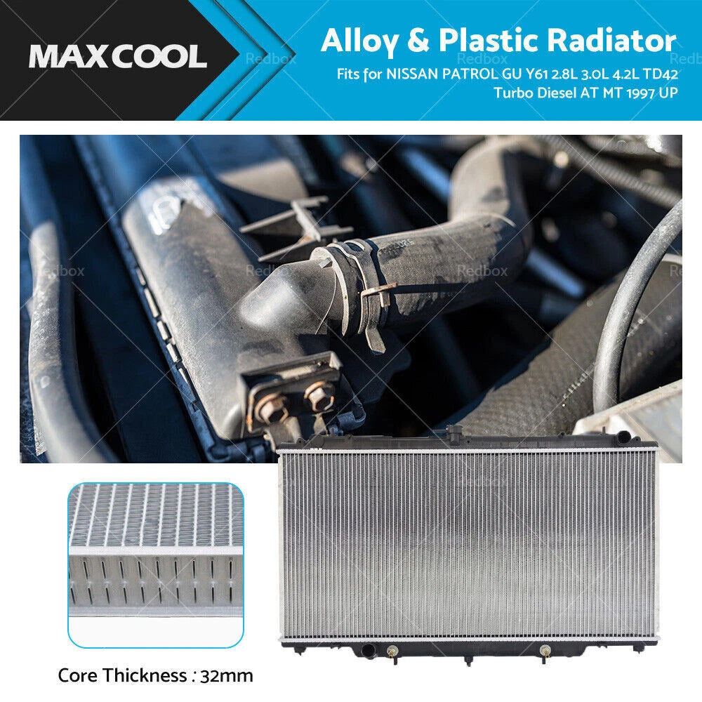Radiator for Nissan Patrol GU Y61 (1997–Present) TD42 Diesel