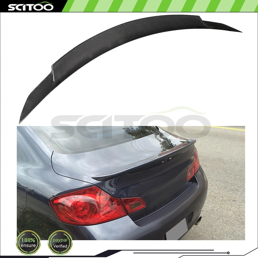 Carbon Fiber Rear Spoiler for Infiniti G37 Coupe (2009–2013)