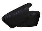 Front Door Armrest Panel Cover Leather for Honda Civic (2012–2015) Blue Stitch