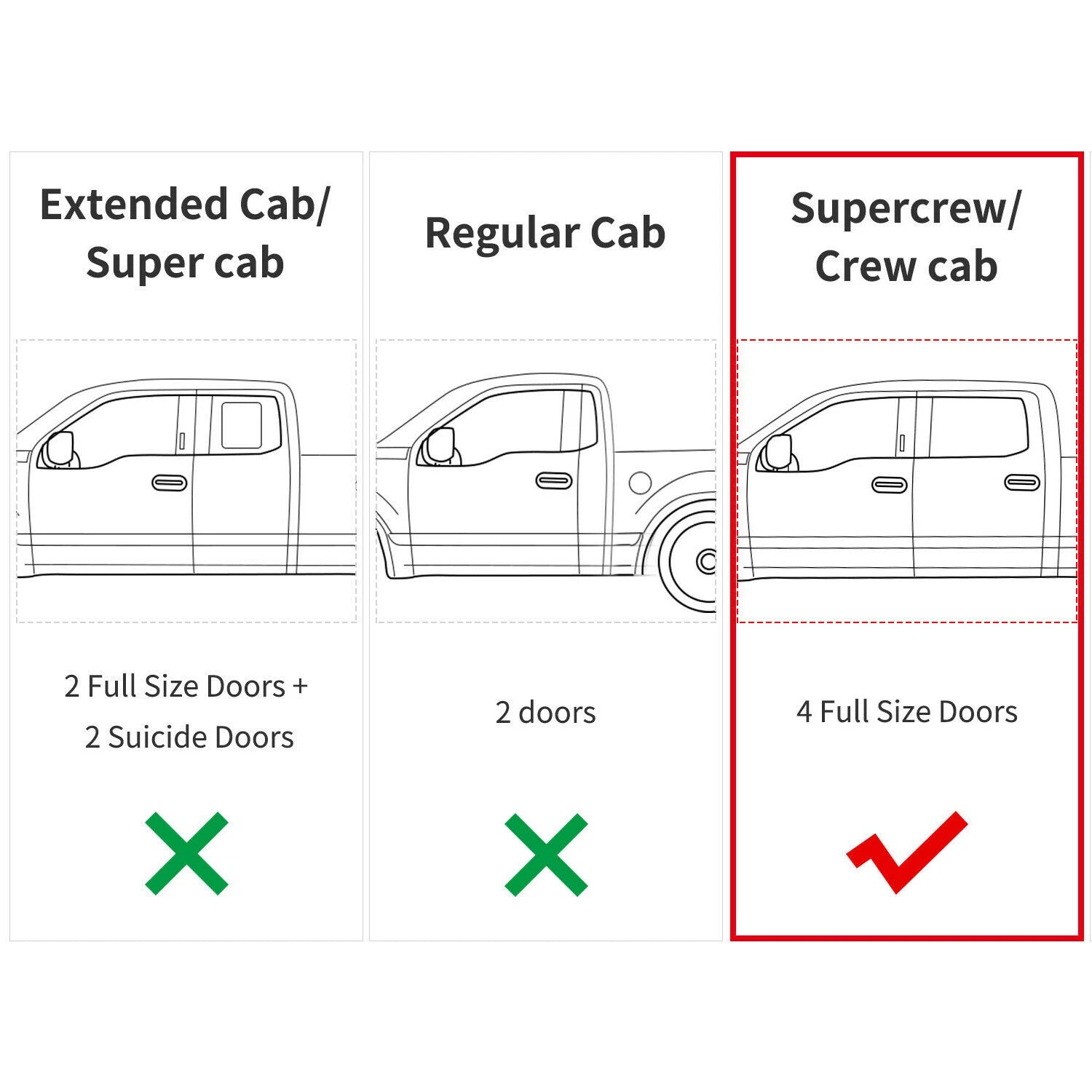 Under Seat Storage Box for Ford F150 (2015–2025) Super Crew Cab