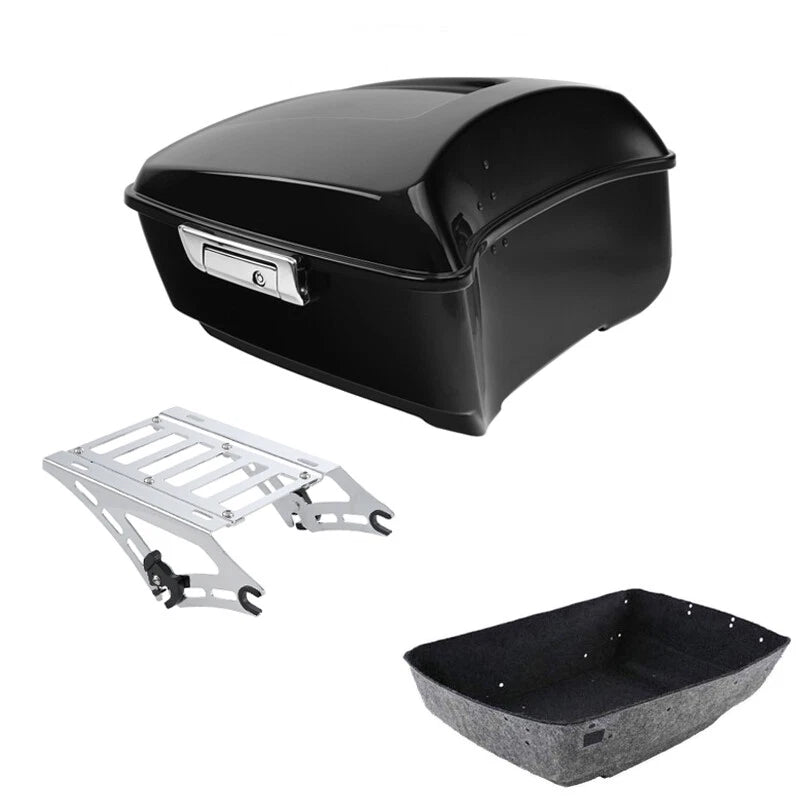 2X Chrome Two-Up Mounting Rack for Harley Touring Road Glide (2014–2026)