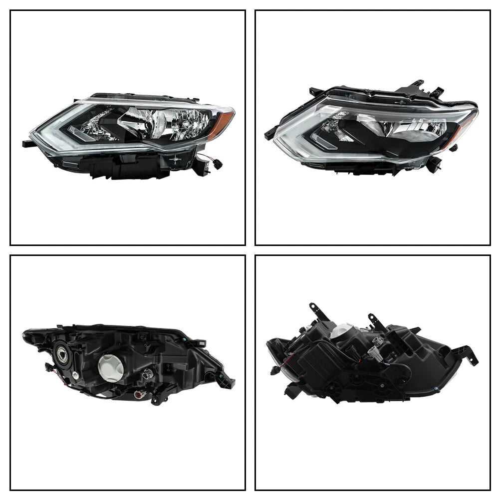 Halogen Headlight for Nissan Rogue (2017â2019) Driver Left Side