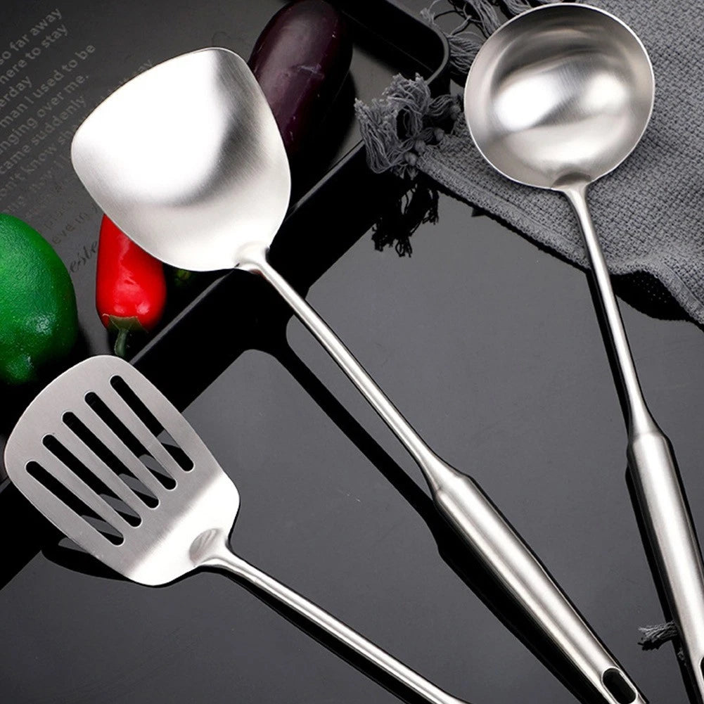 304 Stainless Steel Cooking Utensils Set for Kitchen