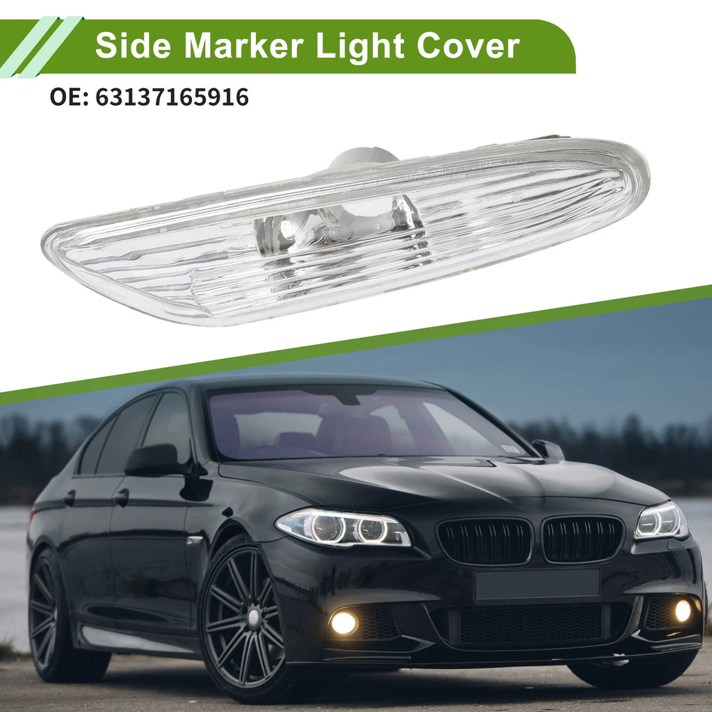 1 Pc Right Side Marker Light Cover for BMW 325i (2002–2006) 63137165916 White