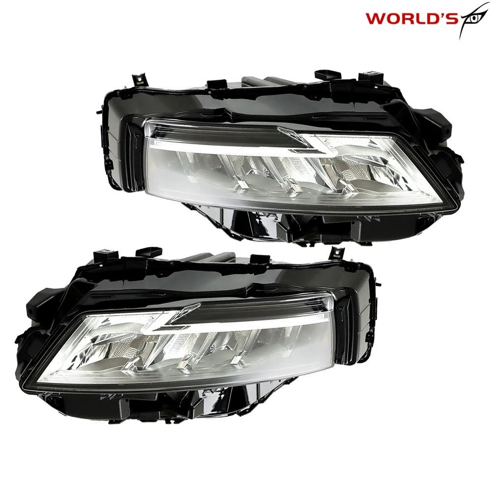 Set of 2 LED Headlights for Nissan Rogue SL/SV (2021–2023) Chrome Housing