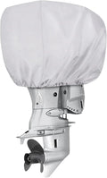 Outboard Motor Engine Cover for Universal (30-60 HP) Silver Trailerable