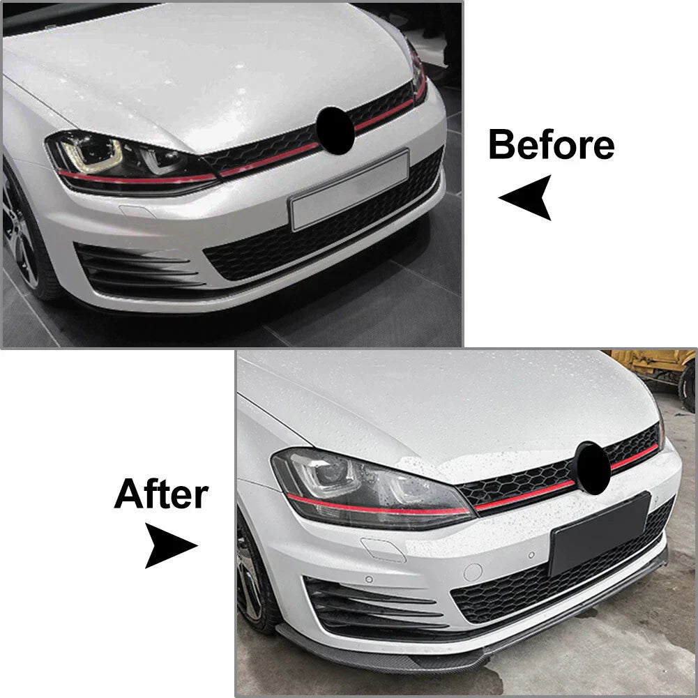 Front Bumper Splitter Lip for Volkswagen Golf MK7 R R-Line (2014-2020)