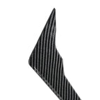 4X Front Bumper Side Air Vent Fins Trim for Audi Q5 FY S-Line (2020–2024) Carbon Look