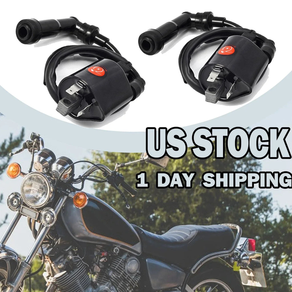 2 x Ignition Coils for Yamaha Virago 1100 XV1100 (1986–1999)