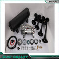Set of 4 Trumpets Train Air Horn Kit for Car Truck Van 12V