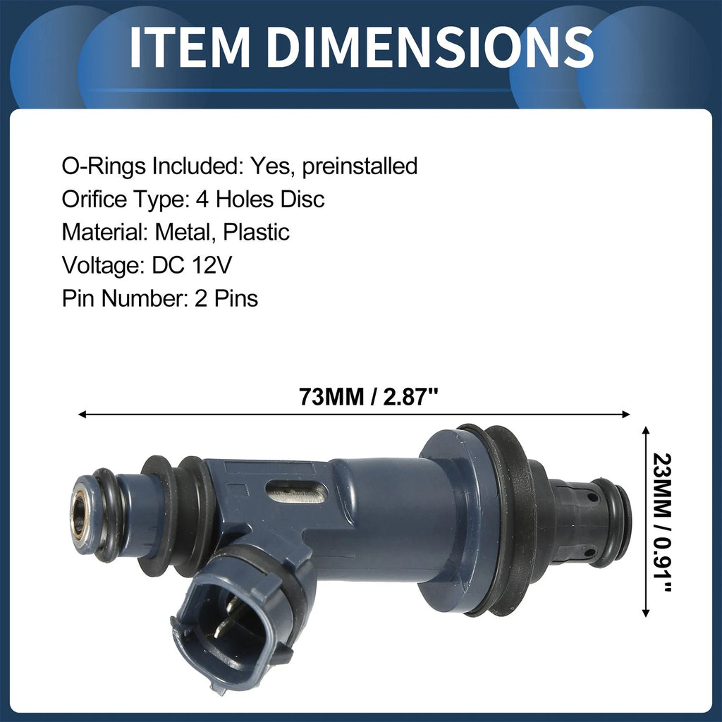 Set of 6 Fuel Injectors for Toyota Avalon (1998–2004) No.23209-0A010