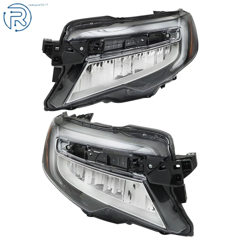 Full LED Chrome Headlight Assembly Pair for Honda Pilot Passport (2019-2021)