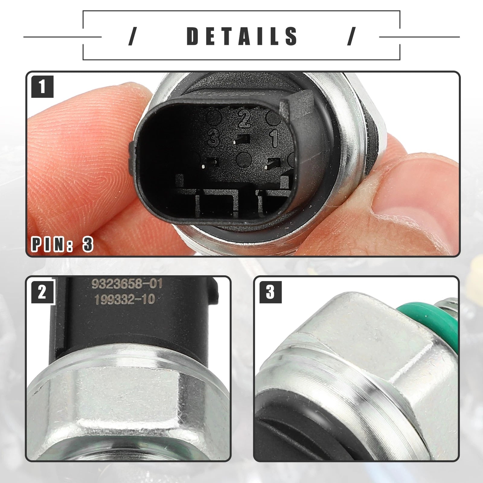 Engine Oil Pressure Sensor for BMW M6 (2012–2018) No. 64539323658/64539141957