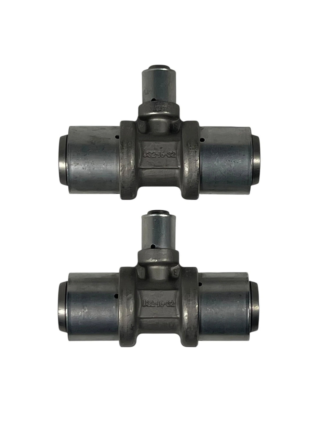 Set of 2 Tee Reducer Fittings for Uponor S-Press PLUS (32-16-32)