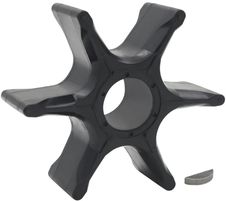 6E5-44352-00 Water Pump Impeller with Key for Yamaha 90-150 HP Outboard (1990-2023)