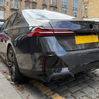 Adhesive Rear Bumper Side Vent C Canards Trim for BMW 5-Series G60