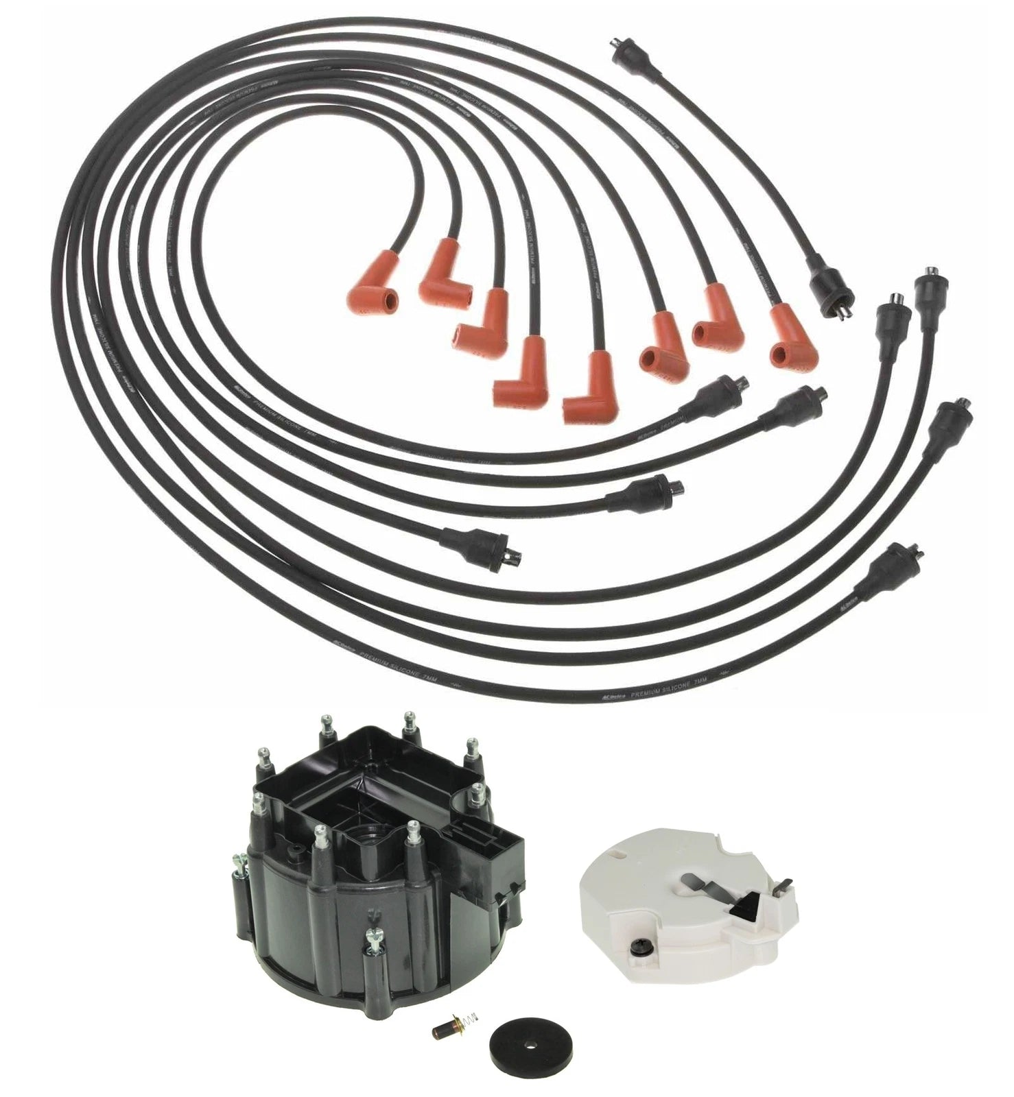 Distributor Rotor Cap & Wires Kit for Chevrolet C10 P25 K5 Blazer (1973–1986)