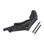 Black Cylinder Base Side Cover for Harley Electra Road Glide King (2007–2016)