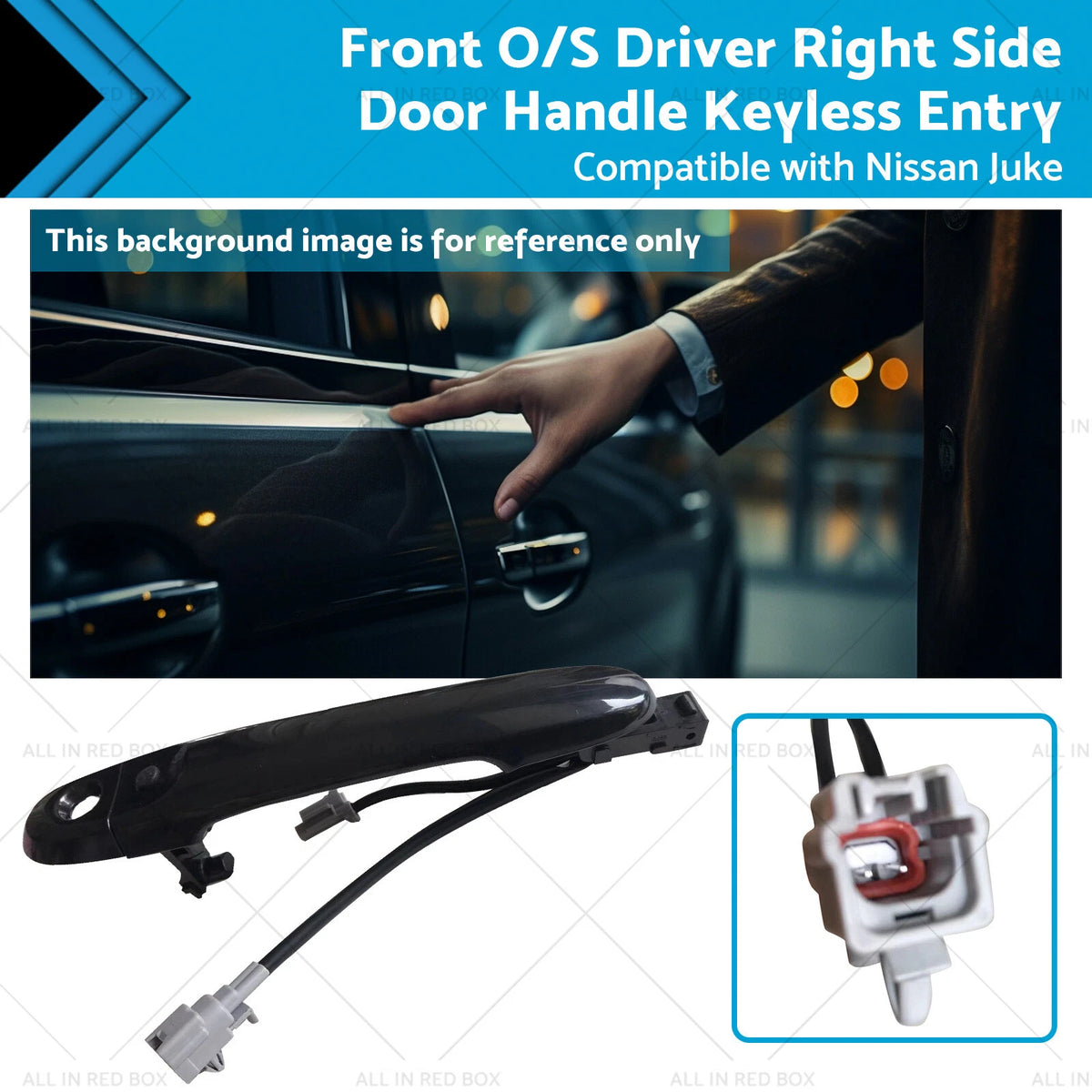 Front Right Door Handle Keyless Entry for Nissan Juke (2010–2019)