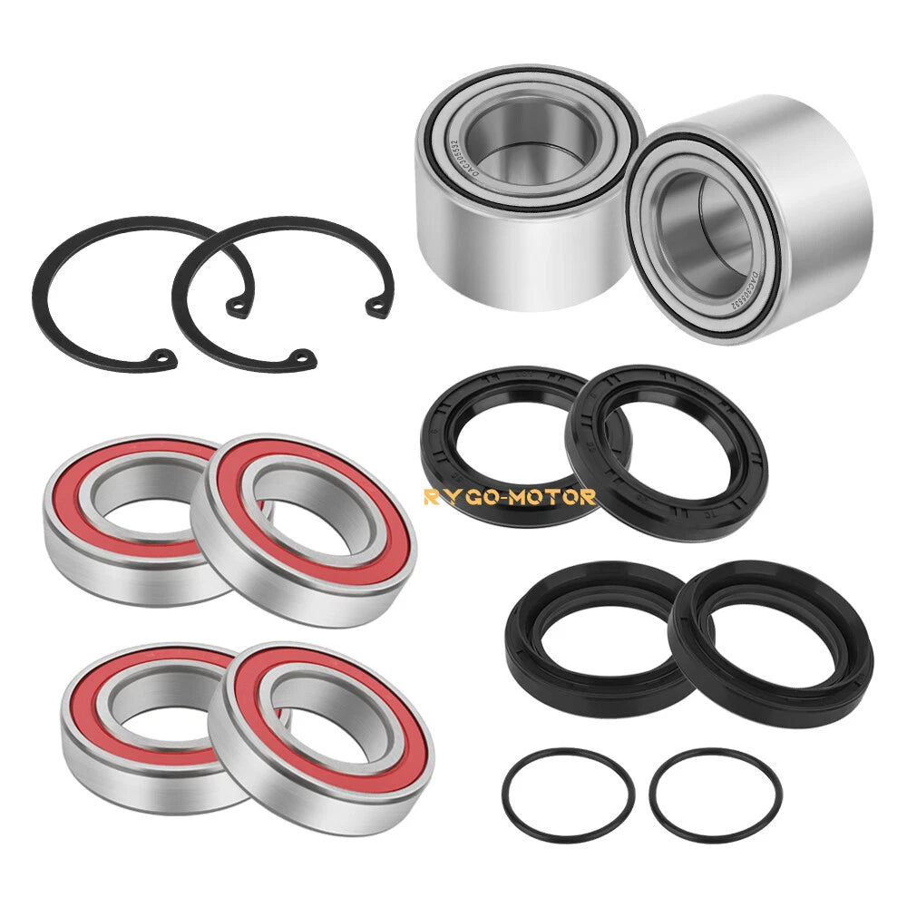Front & Rear Wheel Bearings Seals Kit for Yamaha Big Bear 400 IRS (2007–2012)