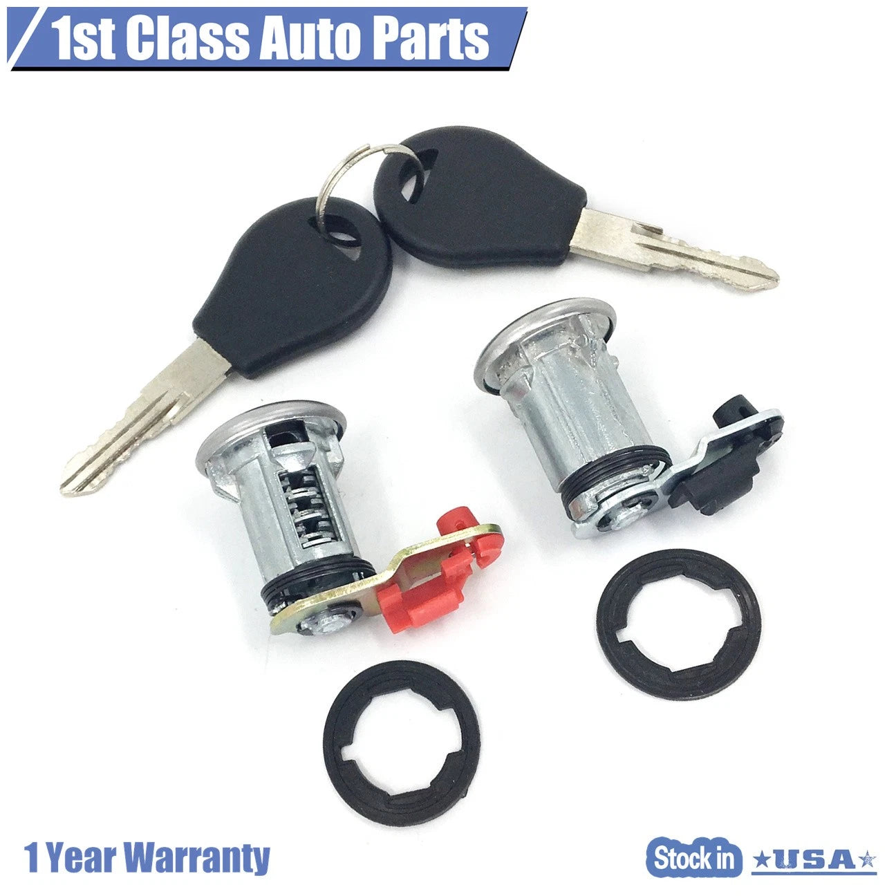 Door Lock Set with Key for Nissan D21 Pathfinder (1986-1991)