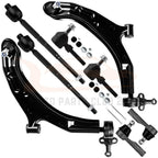 8 PC Suspension Control Arm Sway Bar Tie Rod Kit for Nissan Sentra (2000–2006)