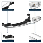 Exterior Outside Door Handle Rear Left for Kia Sorento (2011-2015)