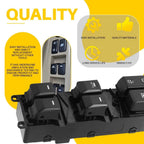 Master Power Window Switch Left for Kia Rio (2012–2015) 93570-1W155