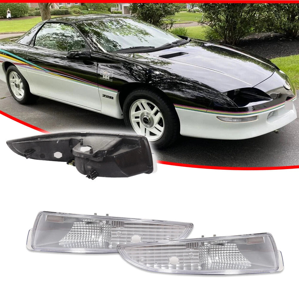 2X Clear Side Marker Lights for Chevy Camaro (1993–2002)