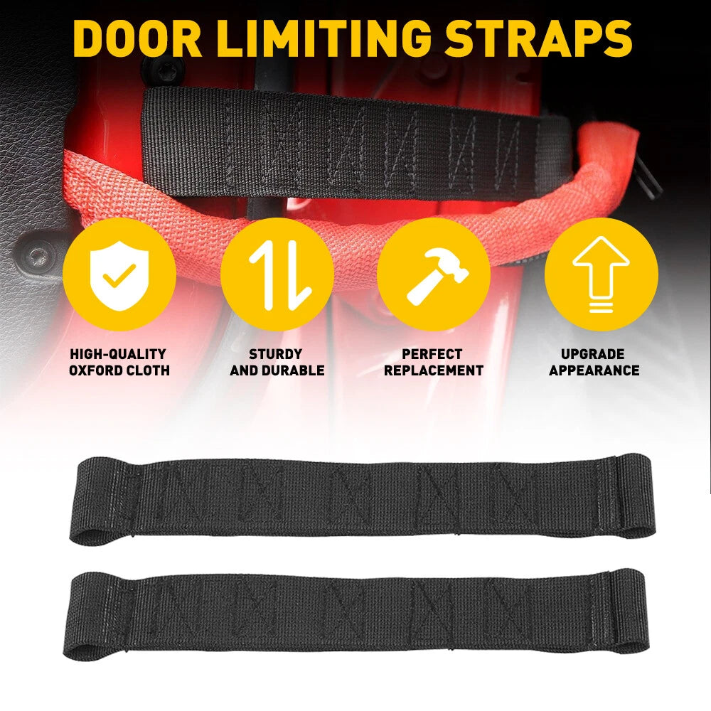 Door Limiting Straps for Jeep Wrangler CJ/TJ/YJ (1955–2006)