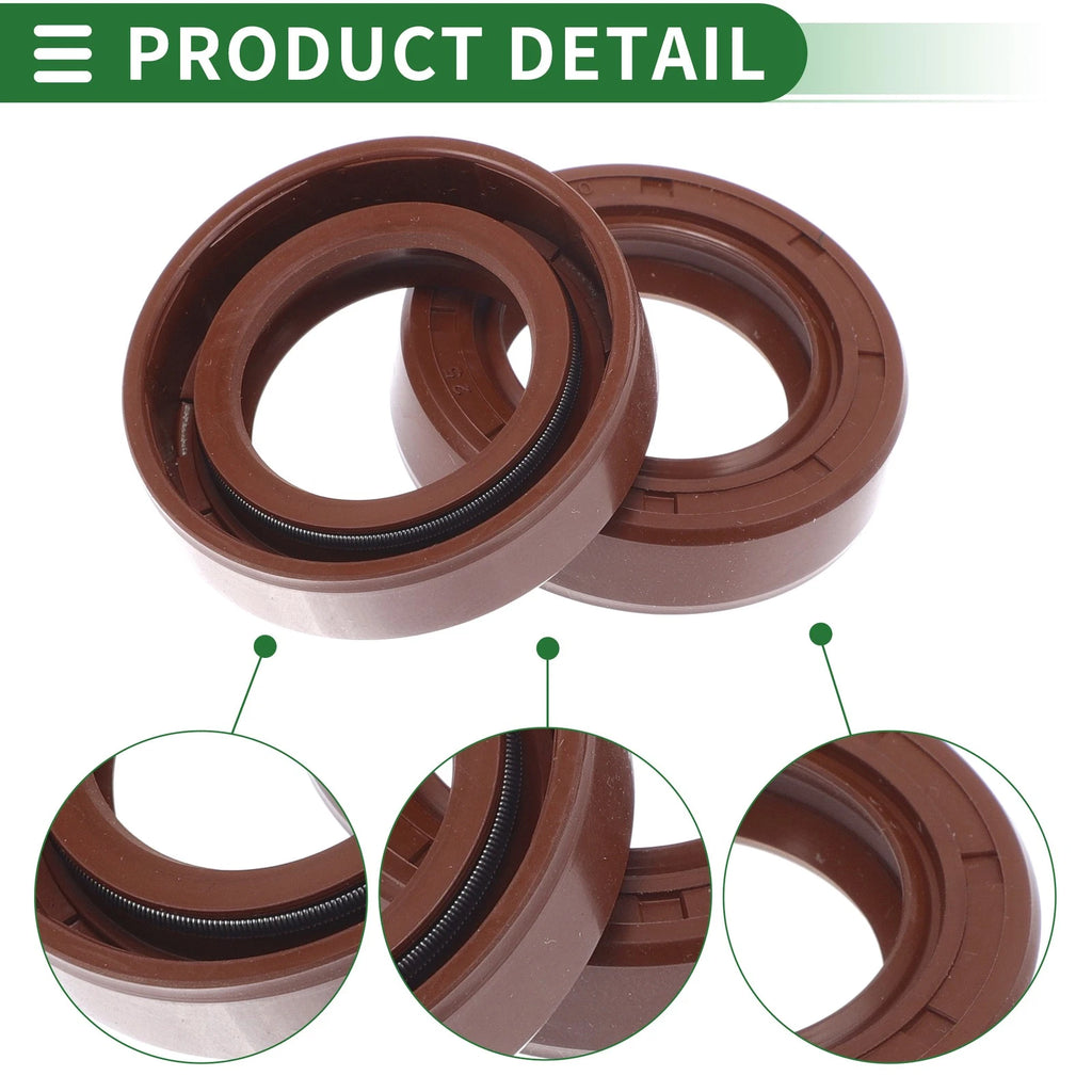 Set of 5 Oil Seal Rotary Shaft Seal FKM Rubber 25x40x10mm
