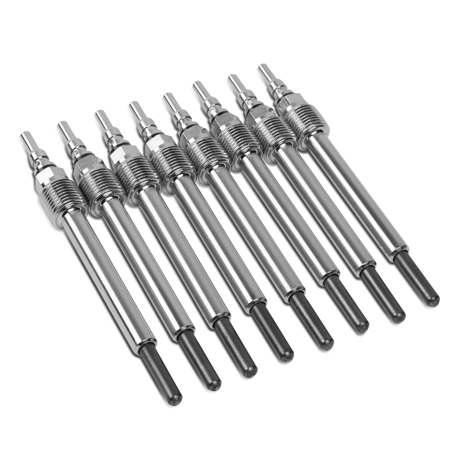 Set of 8 Glow Plugs for Ford E/F-Series 6.0L Turbo Diesel (2004–2010)
