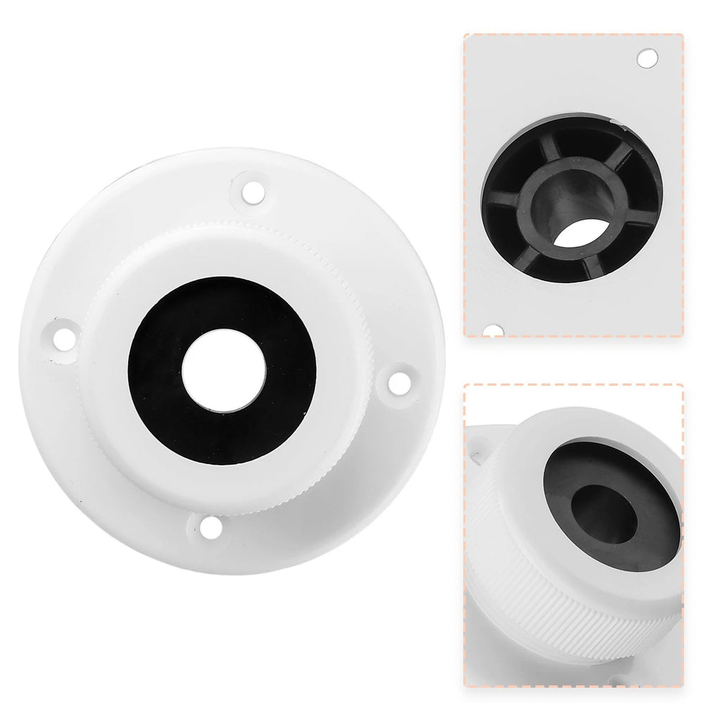 Boat Cable Outlet for Marine Applications (Water Resistant, White, 73x27x49mm)