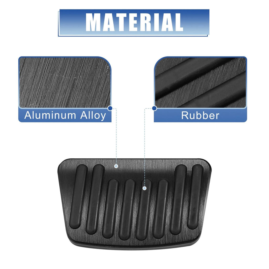 Set of 2 Aluminium Alloy Gas Brake Pedal Pad Covers for Hyundai Elantra (2021–2022)