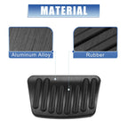 Set of 2 Aluminium Alloy Gas Brake Pedal Pad Covers for Hyundai Elantra (2021–2022)