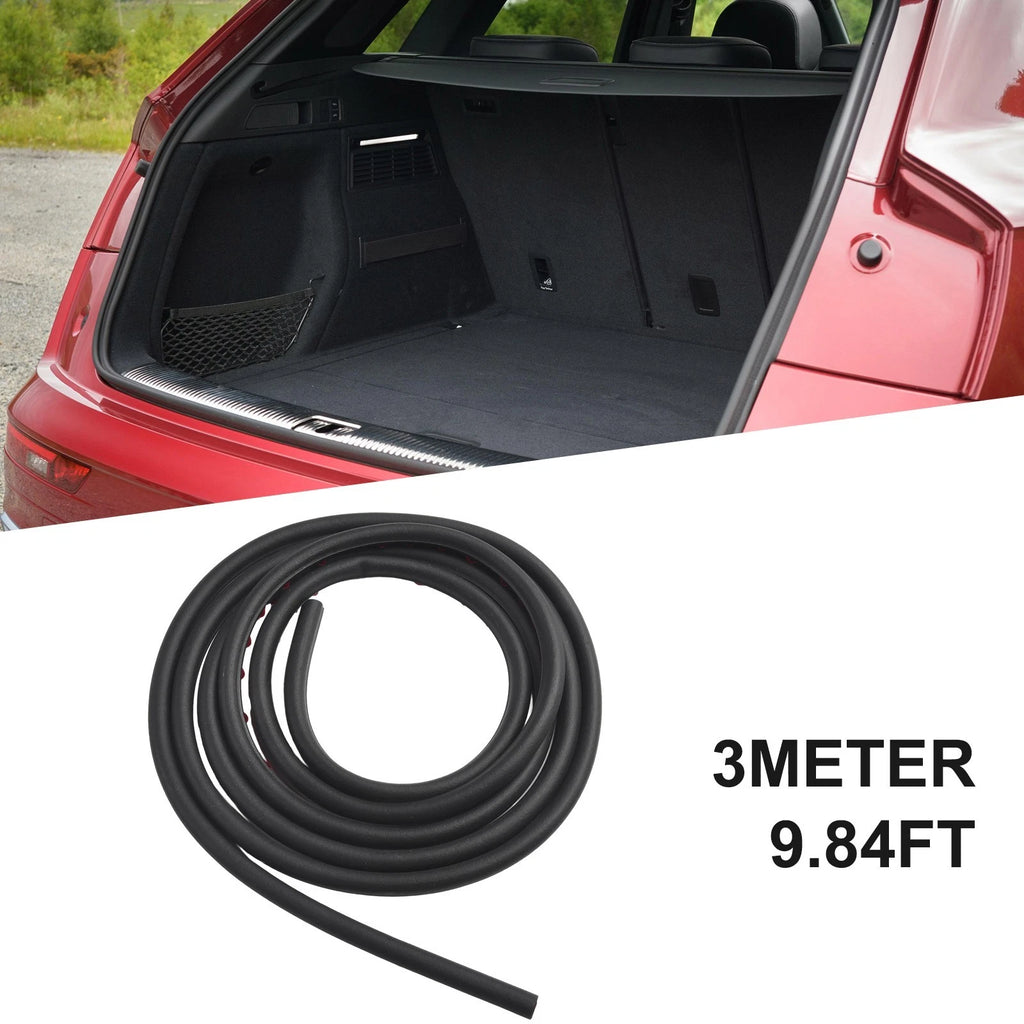 Car Door Rubber Weatherstrip Seal for Universal Fit (D-Shape)