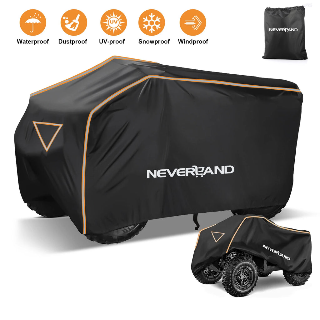XL Waterproof ATV Cover for Kawasaki Polaris Suzuki (Fits Most Models)