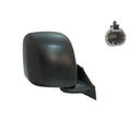 Replacement Textured Passenger Side Power Door Mirror w/Heated Glass