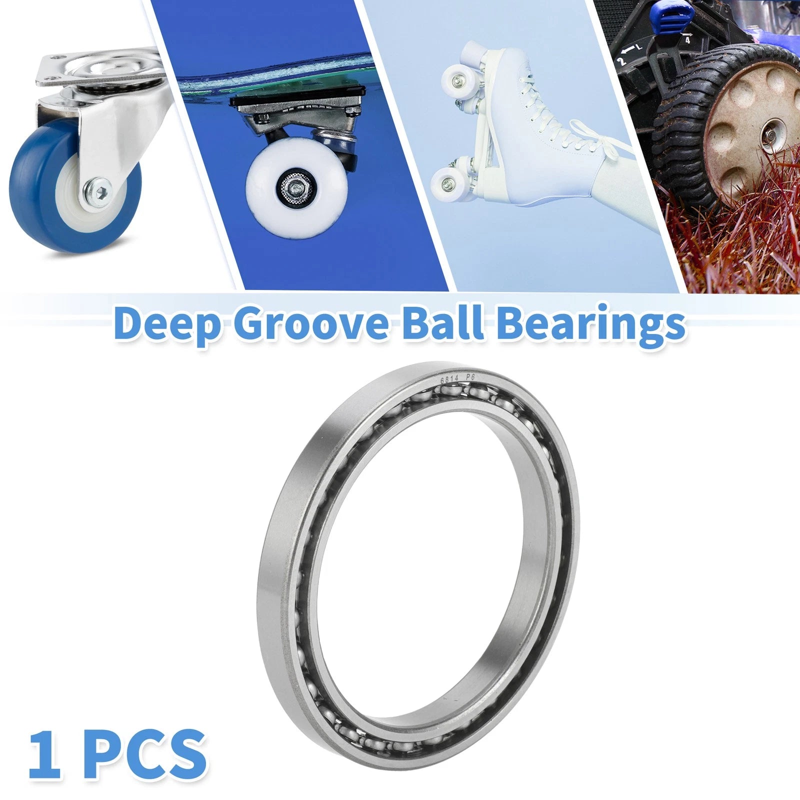 Deep Groove Ball Bearing 70x90x10mm for Scooter Skateboard (1 Pc)
