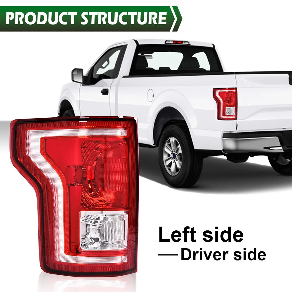 Tail Light Lamp Left Driver Side for Ford F-150 (2015–2017)