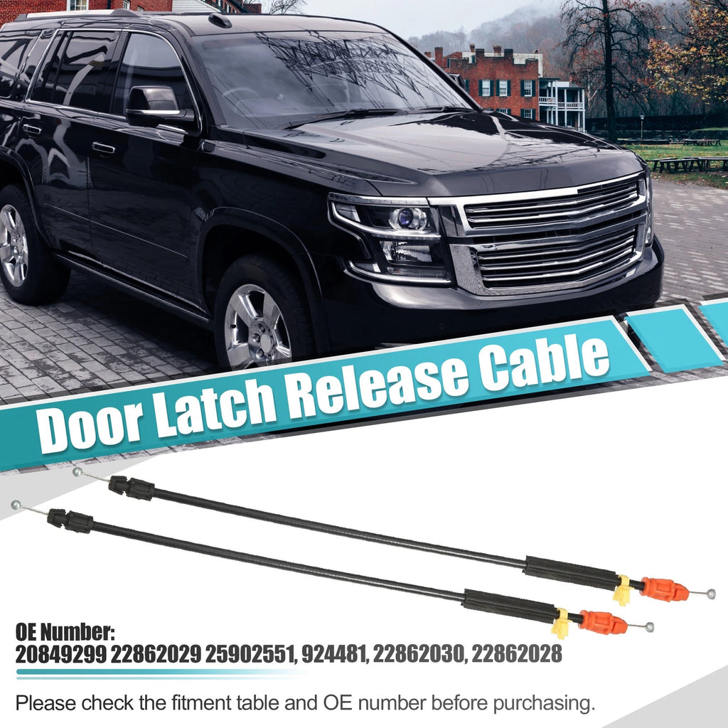 2X Front Door Handle Latch Release Cable for Chevrolet Silverado  20849299