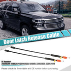 2X Front Door Handle Latch Release Cable for Chevrolet Silverado  20849299