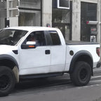 Black Gas Cap Fuel Filler Door Cover for Ford F150 (2009–2014)