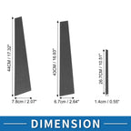 6 Pcs Door Pillar Window Trim for Lexus ES (2002–2006) Carbon Fiber Black