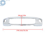 Split Chrome Steel Front Bumper for Toyota Tundra (2007–2013)