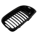 Pair Gloss Black Front Kidney Grille for BMW 3 Series E46 (2002–2004)