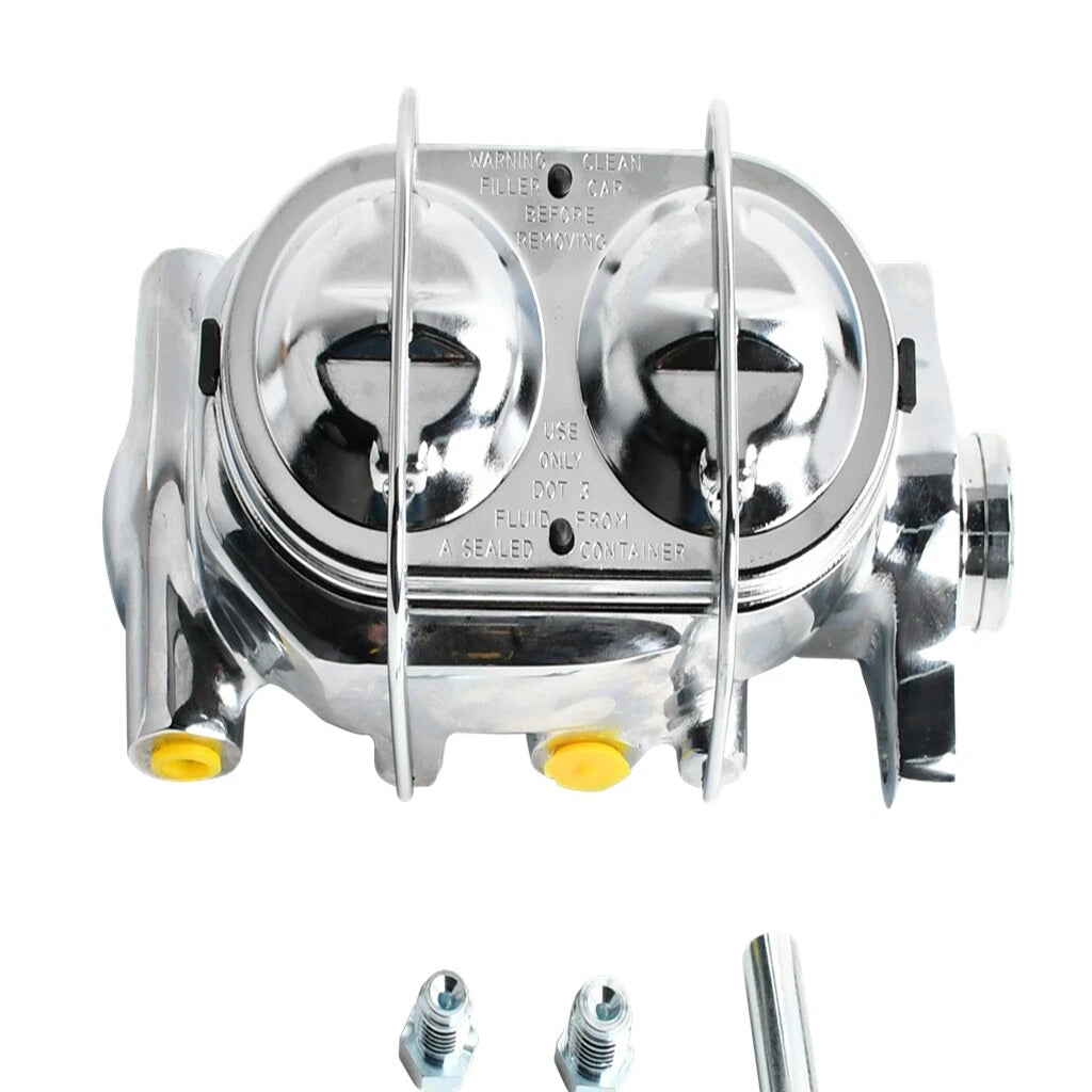 8" Chrome Power Brake Booster Conversion Kit for Chevy Impala (1958–1964)