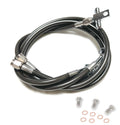 Extended Steel Braided Front Brake Lines Kit for TRX 450ER 450R (2004–2009)